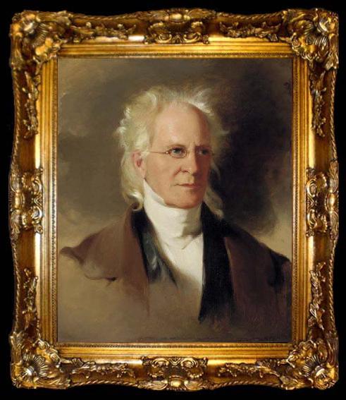framed  Thomas Sully Portrait of Rembrandt Peale, ta009-2